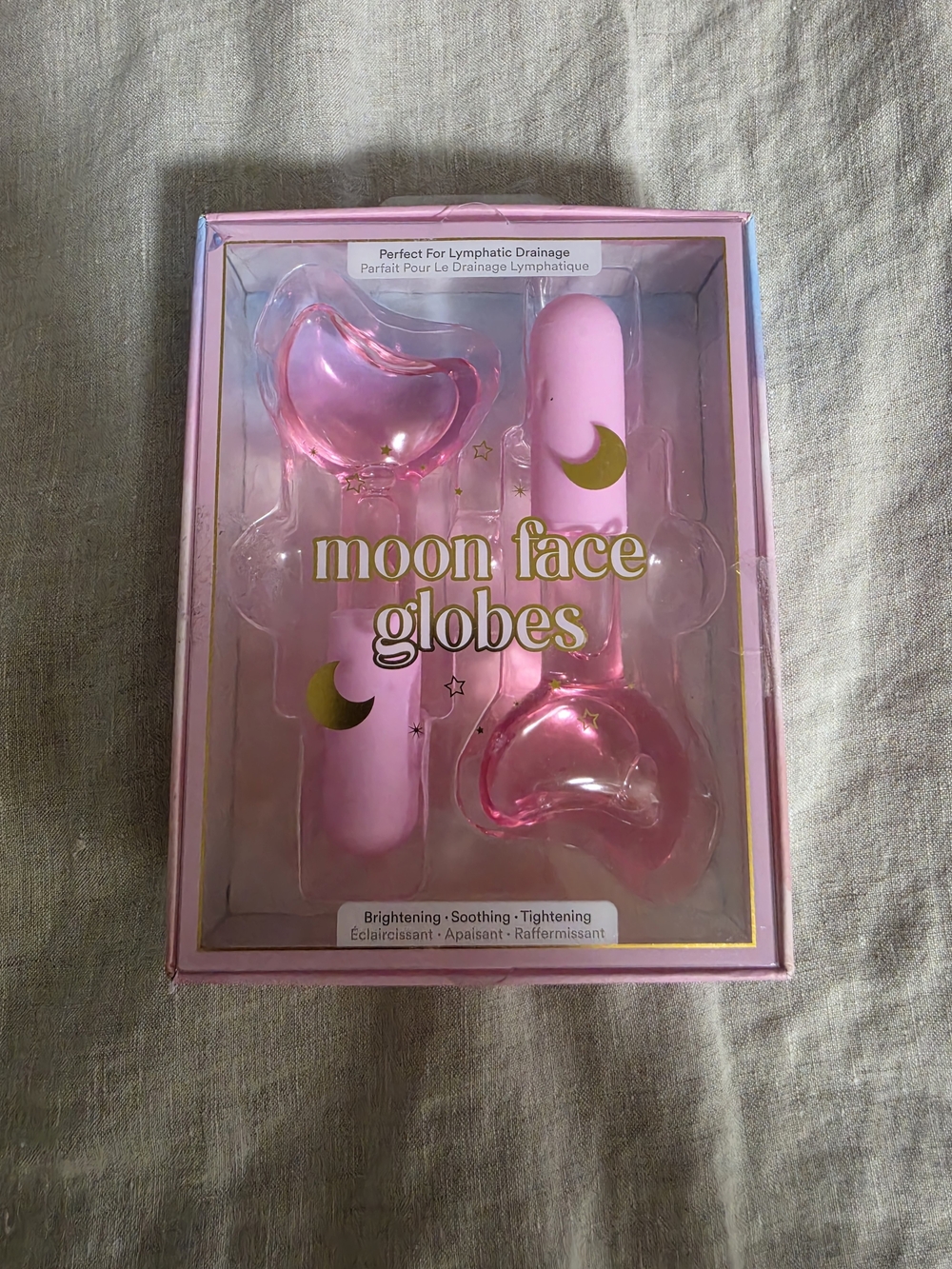 Moon Face Globes Pink Facial Massage Set